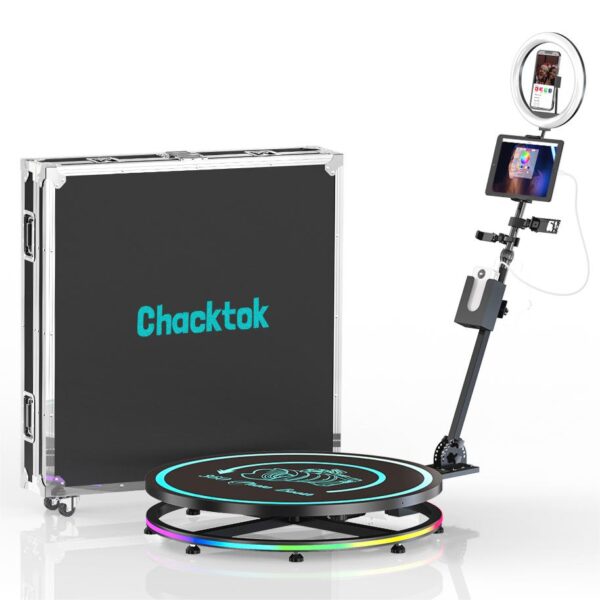 ChackTok 360 Photo Booth with Flight Case