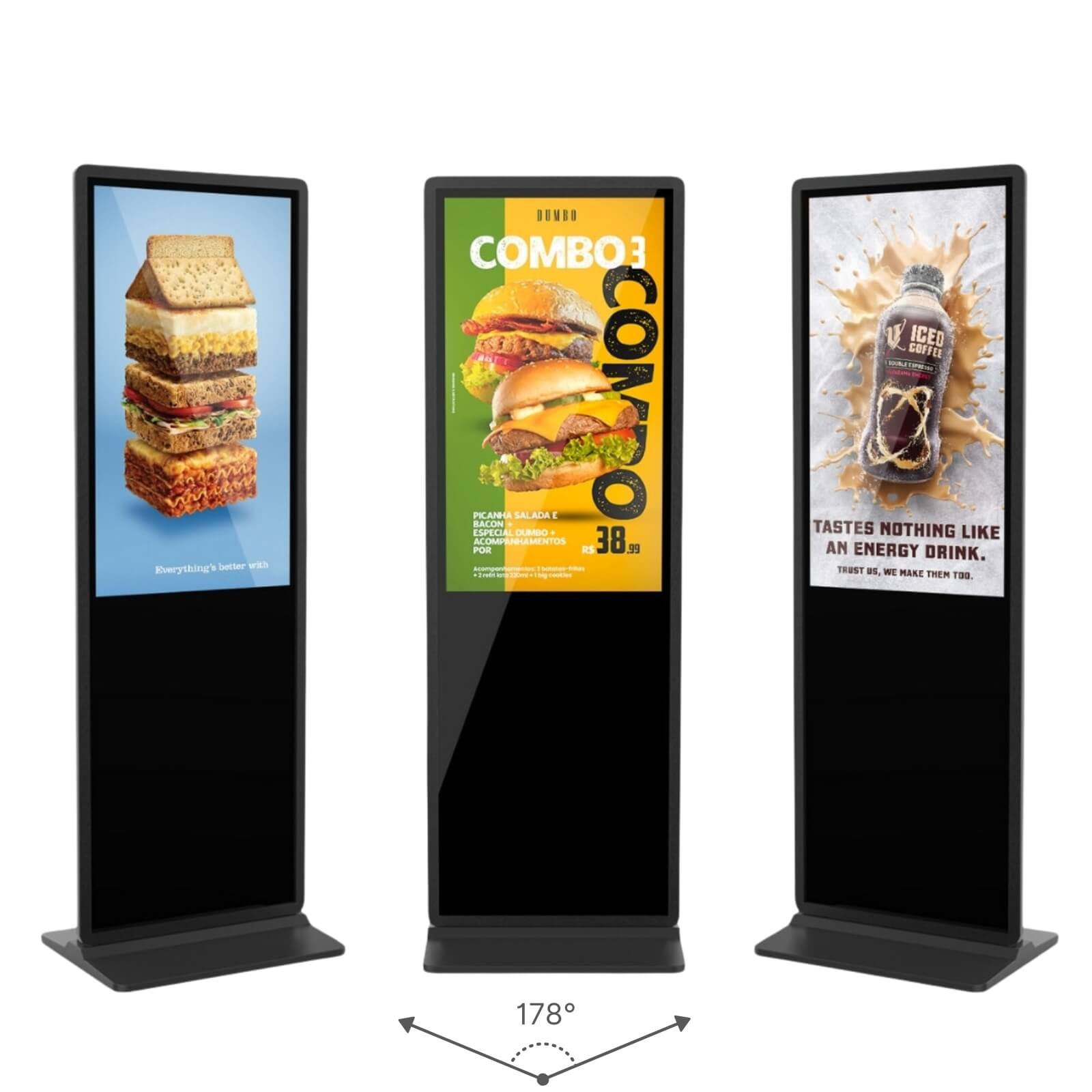 43 inch Standing Digital Signage with Touch-Screen