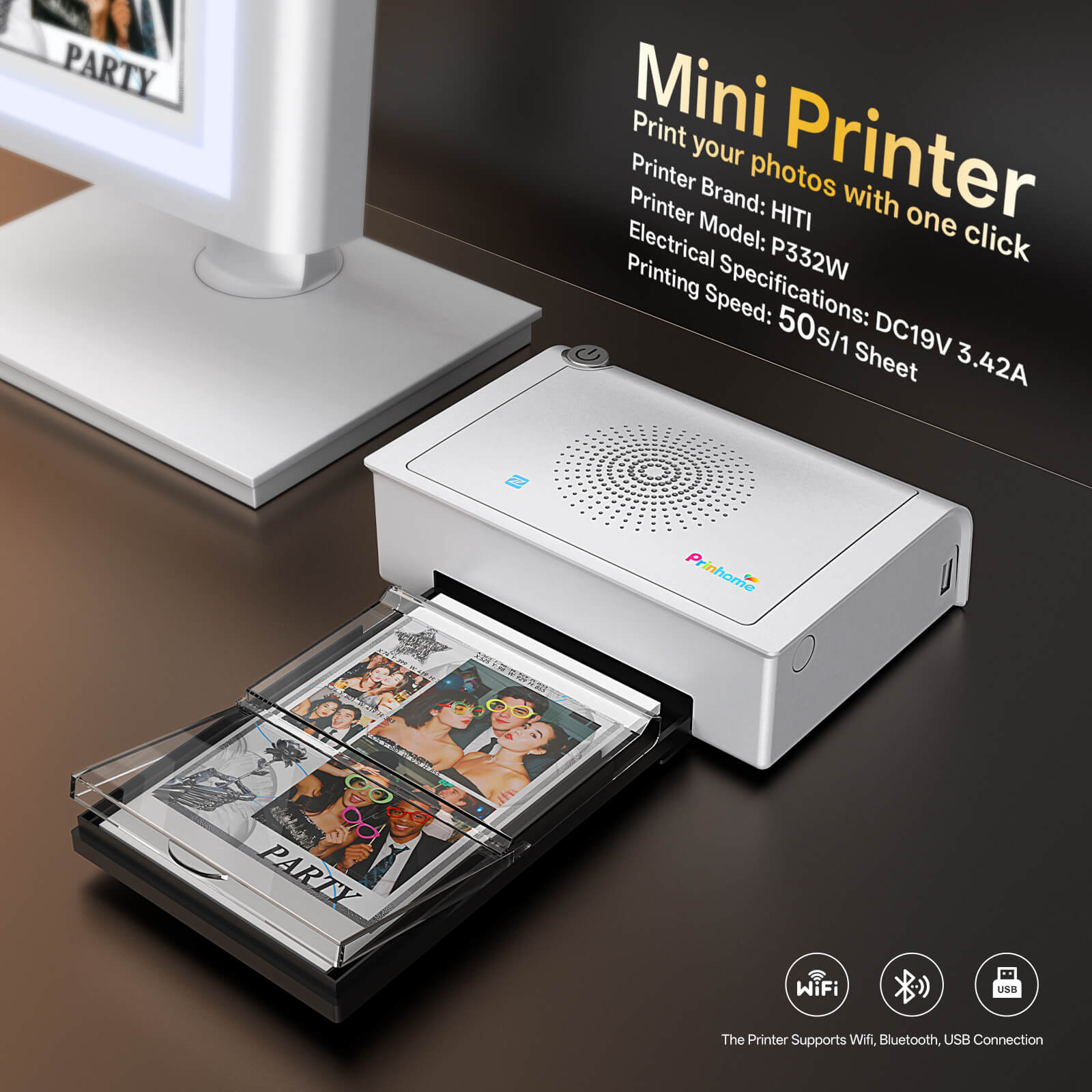 Mini Printer Close-up Detail